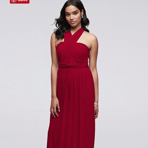 HP! Versa Convertible Bridesmaid Dress - Persimmon - Picture 2 of 4